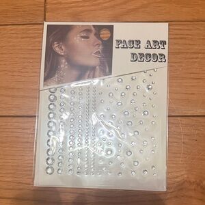 Crystal Face Art Decor Stickers